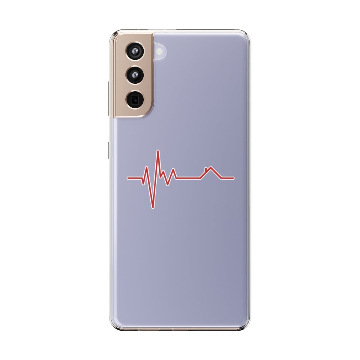 Housebeat Red Clear Phone Case - Phone Case | ShirtyAgents