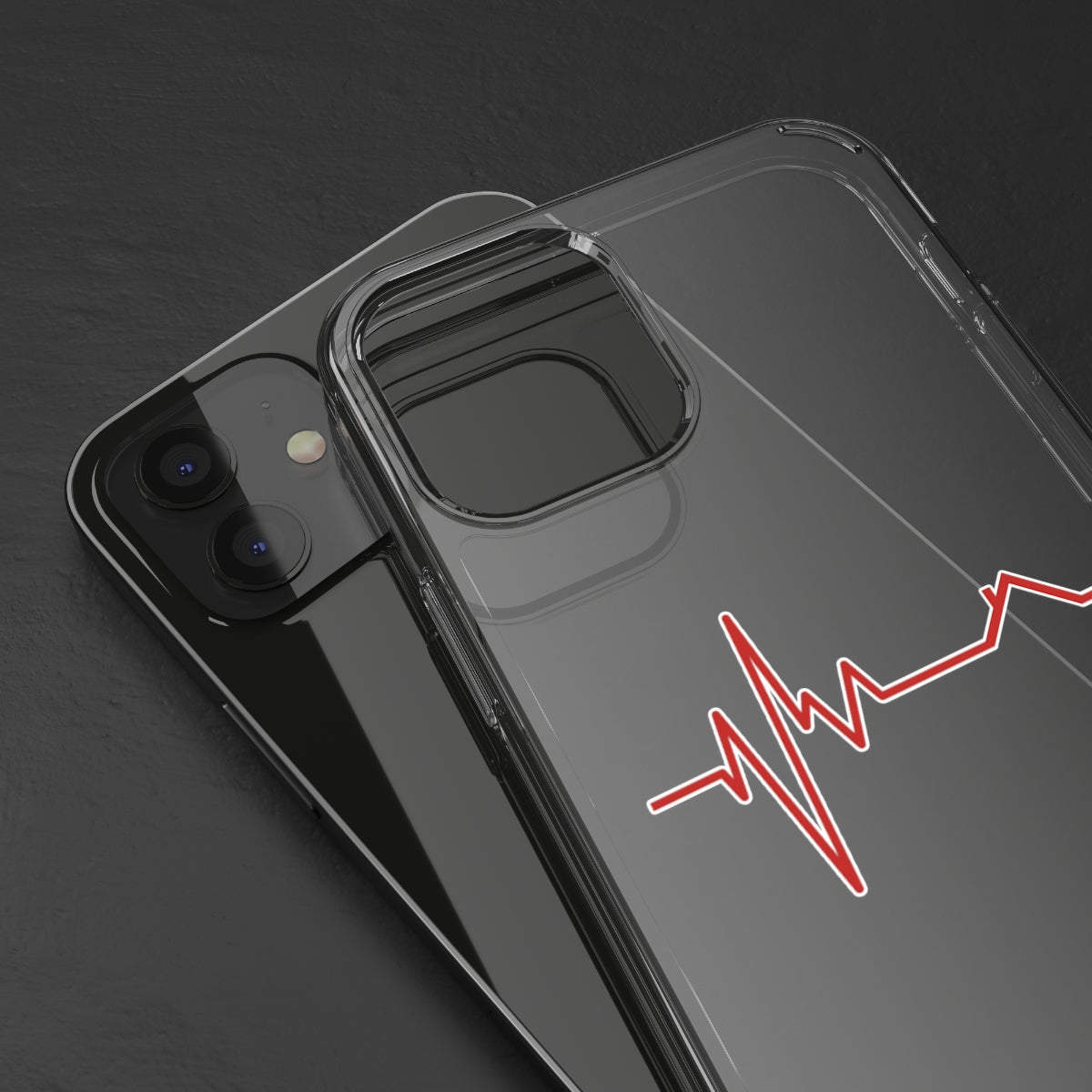 Housebeat Red Clear Phone Case - Phone Case | ShirtyAgents