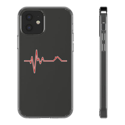 Housebeat Red Clear Phone Case - Phone Case | ShirtyAgents