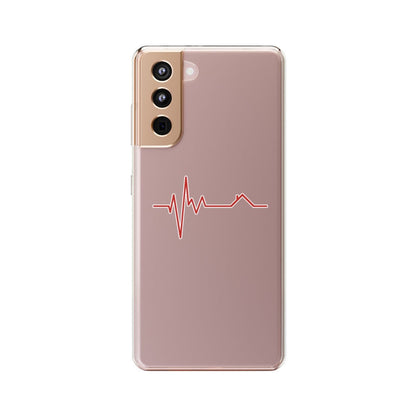 Housebeat Red Clear Phone Case - Phone Case | ShirtyAgents