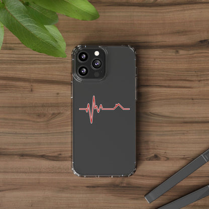 Housebeat Red Clear Phone Case - Phone Case | ShirtyAgents