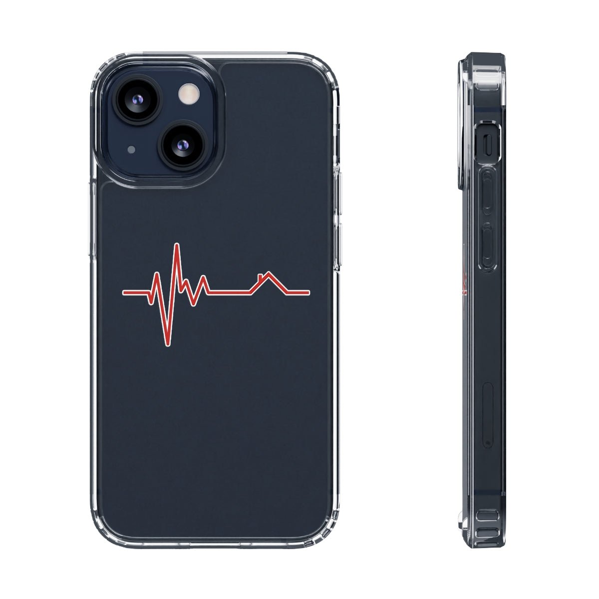 Housebeat Red Clear Phone Case - Phone Case | ShirtyAgents