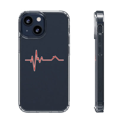 Housebeat Red Clear Phone Case - Phone Case | ShirtyAgents