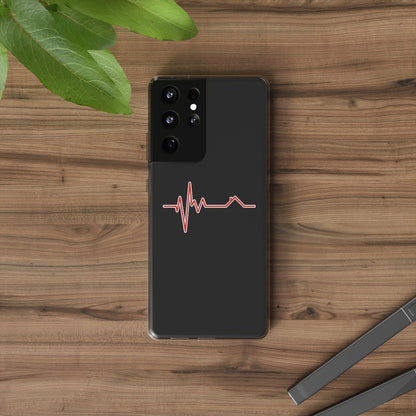 Housebeat Red Clear Phone Case - Phone Case | ShirtyAgents