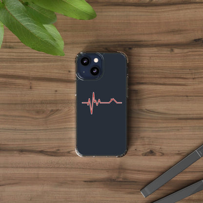 Housebeat Red Clear Phone Case - Phone Case | ShirtyAgents