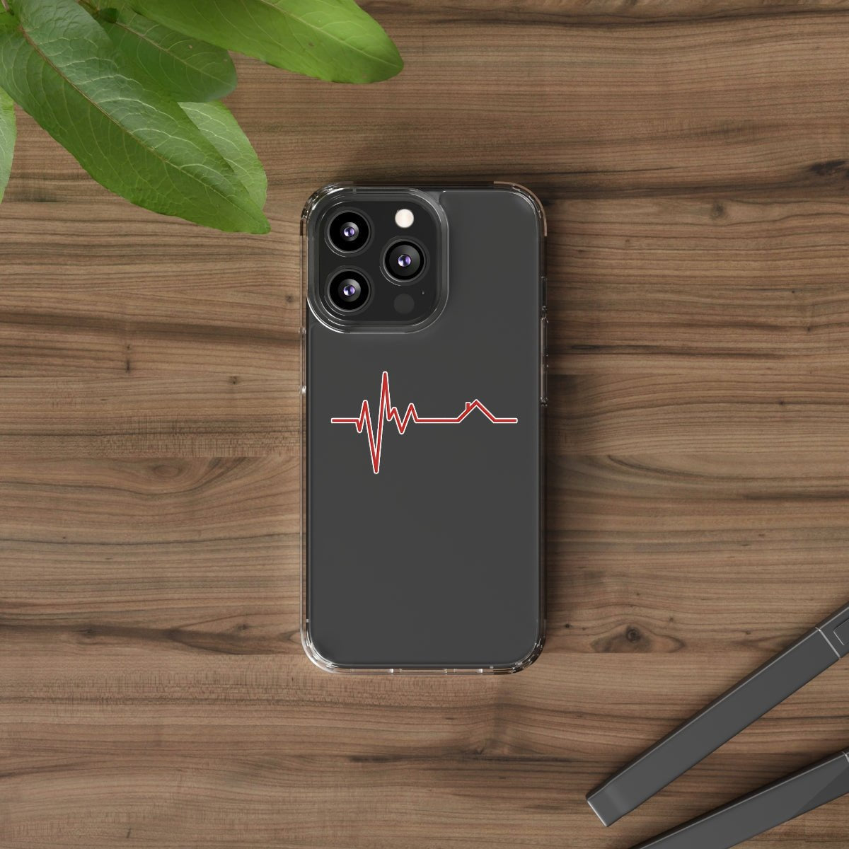Housebeat Red Clear Phone Case - Phone Case | ShirtyAgents