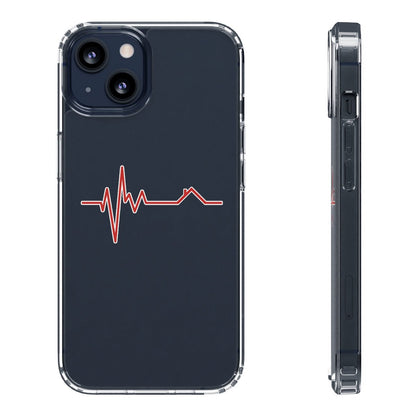 Housebeat Red Clear Phone Case - Phone Case | ShirtyAgents