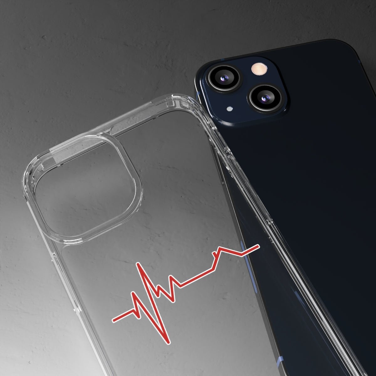 Housebeat Red Clear Phone Case - Phone Case | ShirtyAgents