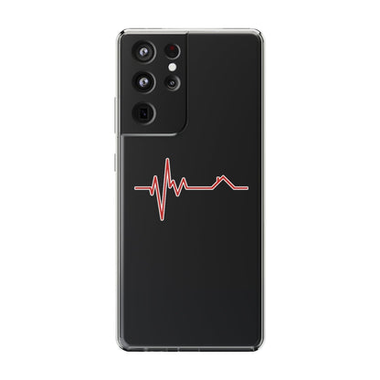 Housebeat Red Clear Phone Case - Phone Case | ShirtyAgents