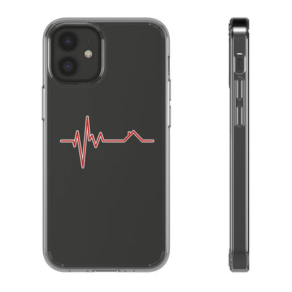 Housebeat Red Clear Phone Case - Phone Case | ShirtyAgents