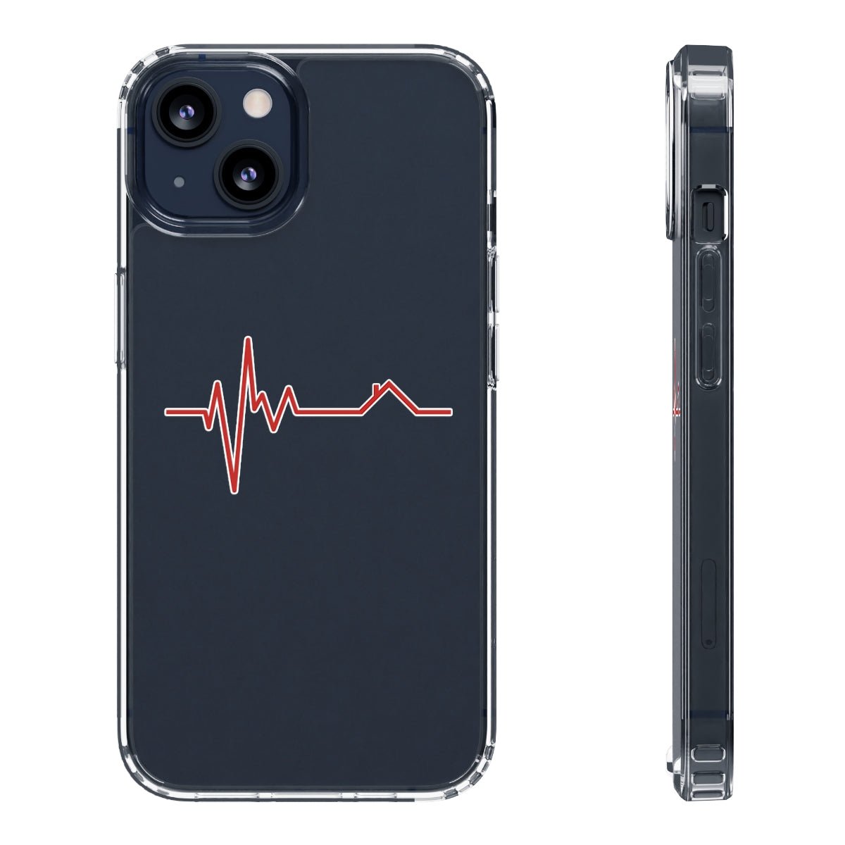 Housebeat Red Clear Phone Case - Phone Case | ShirtyAgents