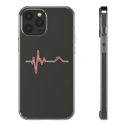 Housebeat Red Clear Phone Case - Phone Case | ShirtyAgents