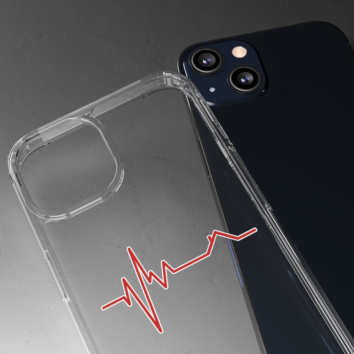 Housebeat Red Clear Phone Case - Phone Case | ShirtyAgents