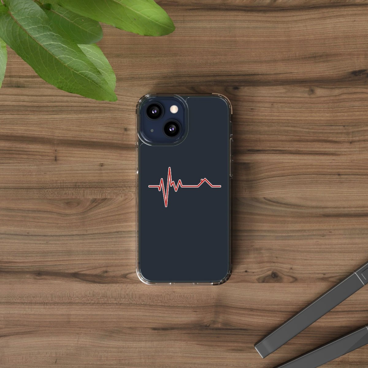 Housebeat Red Clear Phone Case - Phone Case | ShirtyAgents