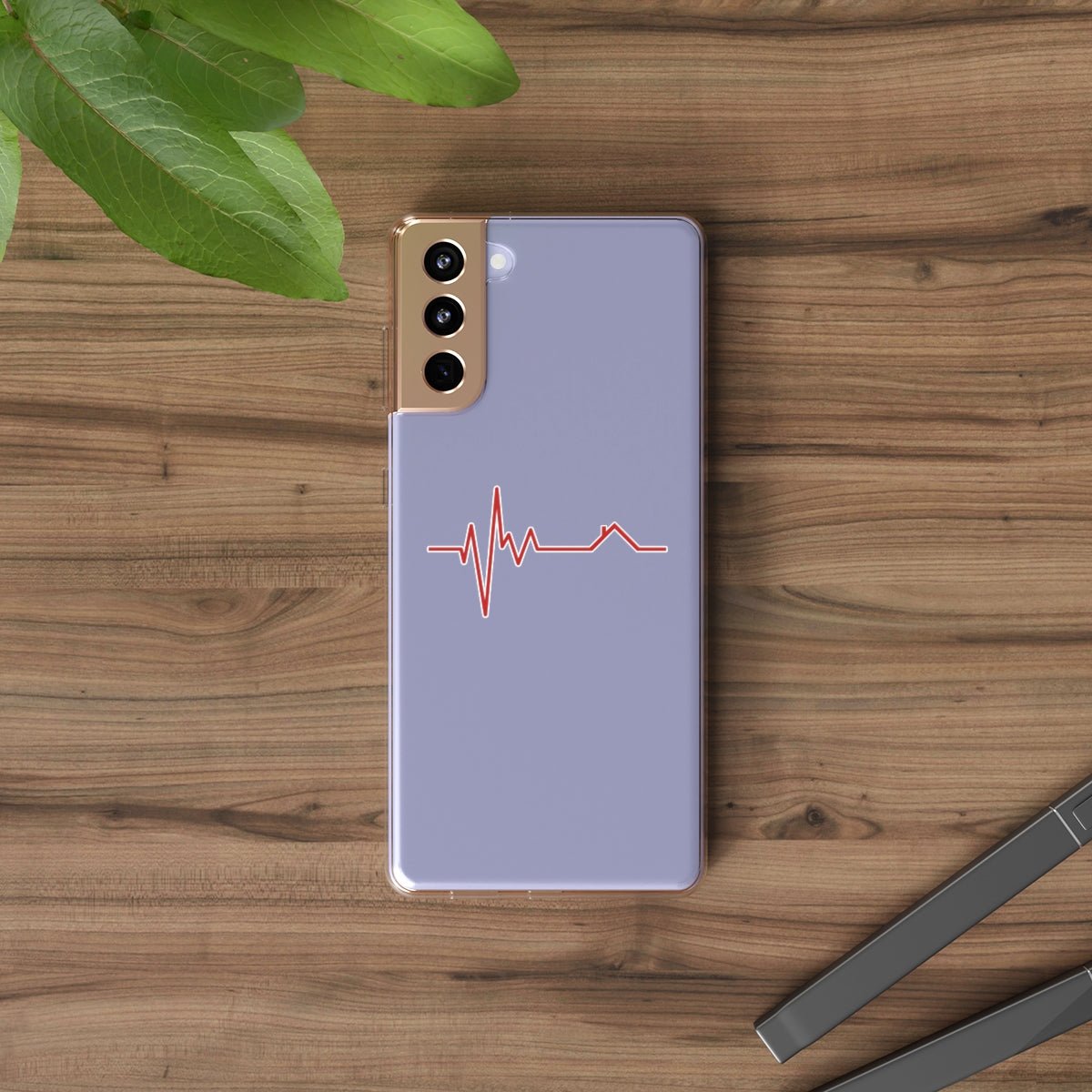 Housebeat Red Clear Phone Case - Phone Case | ShirtyAgents