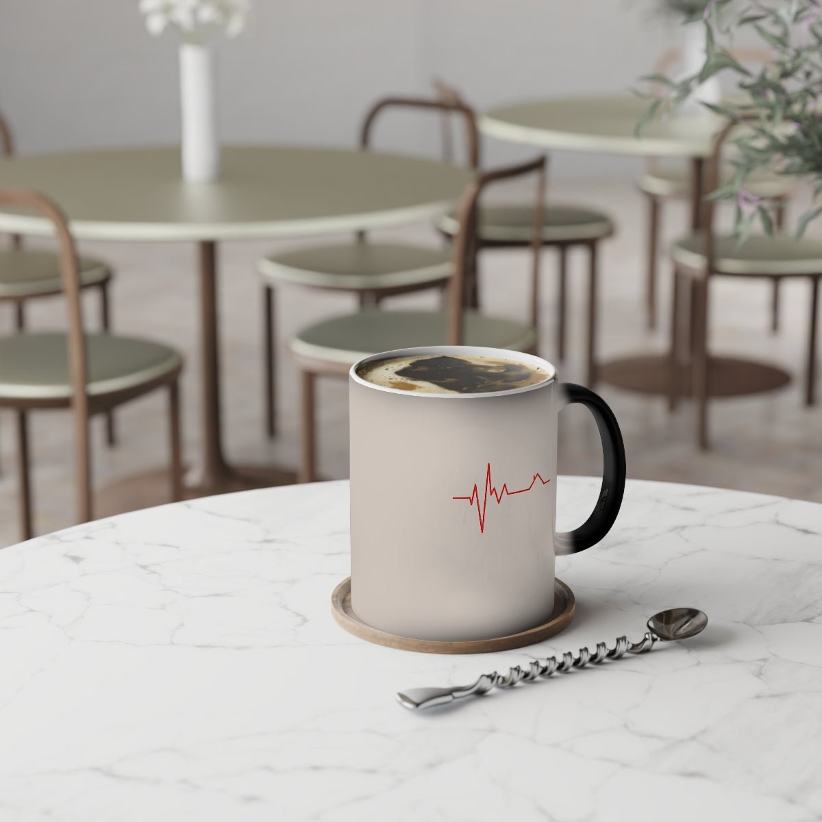 Housebeat Red Color Changing Mug - Mug | ShirtyAgents