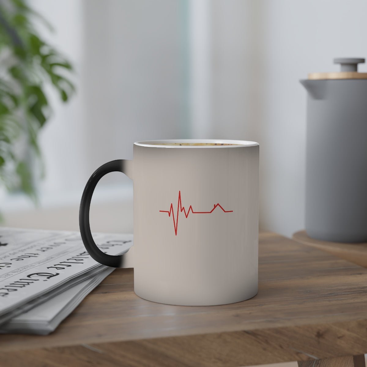 Housebeat Red Color Changing Mug - Mug | ShirtyAgents