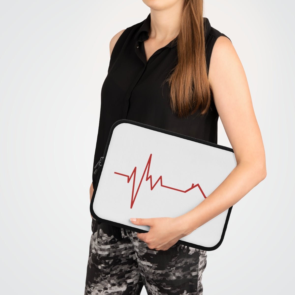 Housebeat Red Laptop Sleeve - Laptop Sleeve | ShirtyAgents