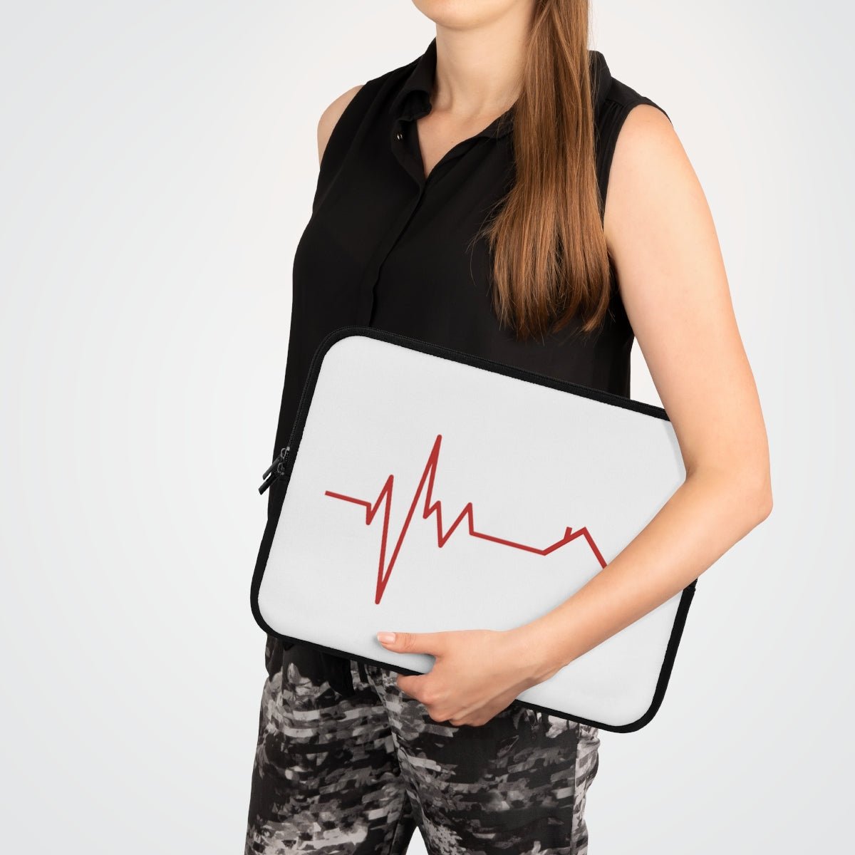Housebeat Red Laptop Sleeve - Laptop Sleeve | ShirtyAgents