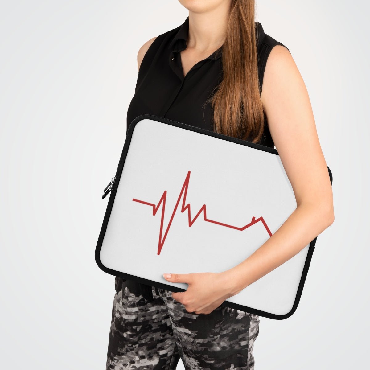 Housebeat Red Laptop Sleeve - Laptop Sleeve | ShirtyAgents