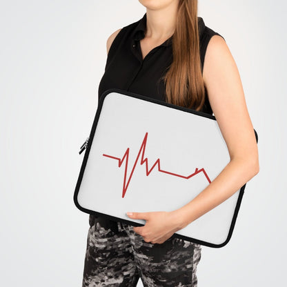 Housebeat Red Laptop Sleeve - Laptop Sleeve | ShirtyAgents