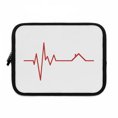 Housebeat Red Laptop Sleeve - Laptop Sleeve | ShirtyAgents