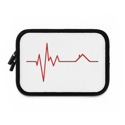 Housebeat Red Laptop Sleeve - Laptop Sleeve | ShirtyAgents