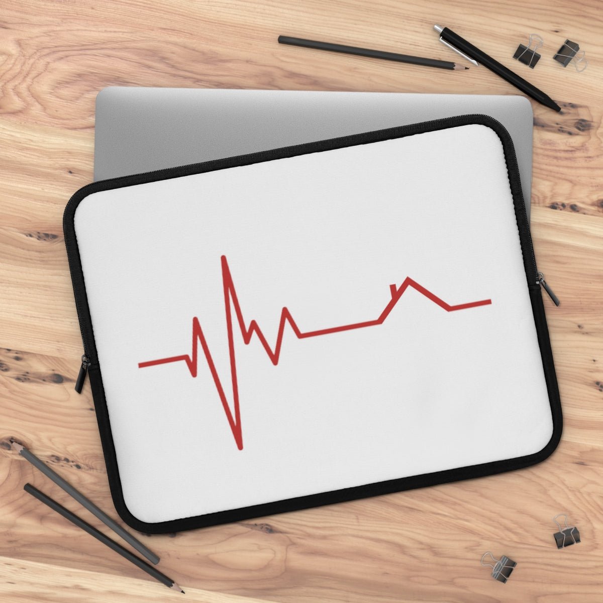Housebeat Red Laptop Sleeve - Laptop Sleeve | ShirtyAgents