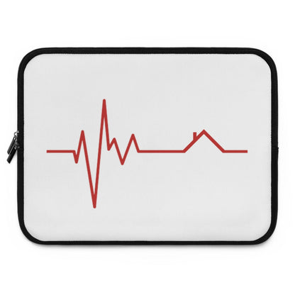 Housebeat Red Laptop Sleeve - Laptop Sleeve | ShirtyAgents