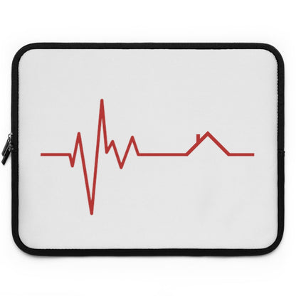 Housebeat Red Laptop Sleeve - Laptop Sleeve | ShirtyAgents