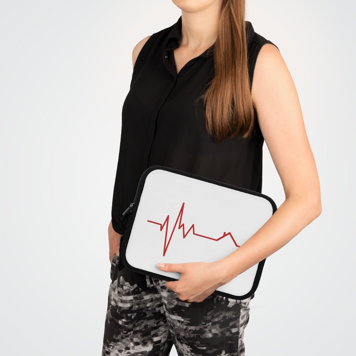 Housebeat Red Laptop Sleeve - Laptop Sleeve | ShirtyAgents
