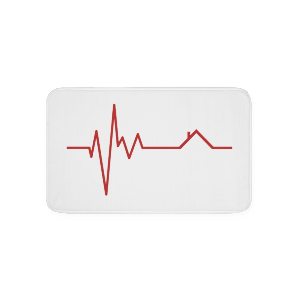 Housebeat Red Memory Foam Bath Mat - Home Decor | ShirtyAgents