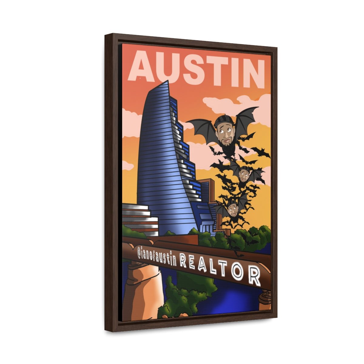 ianofAustin Bat Bridge Canvas - Canvas | ShirtyAgents