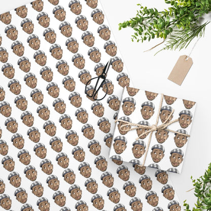 ianofaustin Head Logo Wrapping Paper - Home Decor | ShirtyAgents