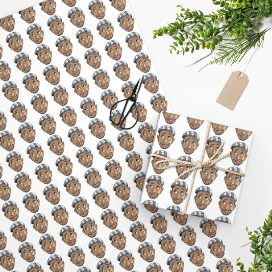 ianofaustin Head Logo Wrapping Paper - Home Decor | ShirtyAgents