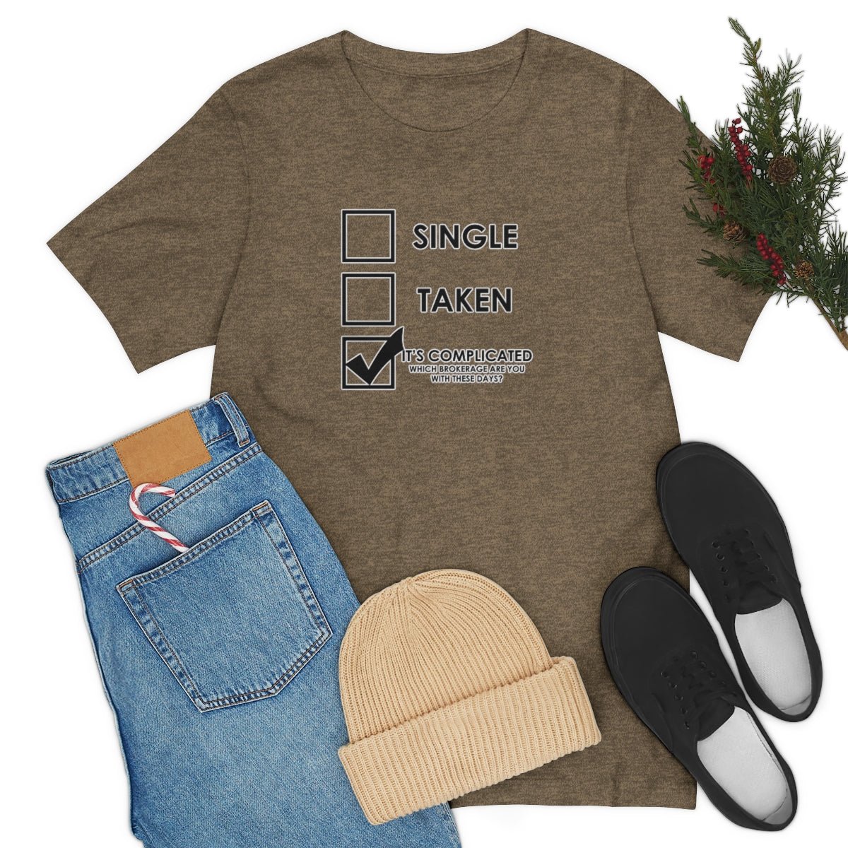 It's Complicated Which Brokerage Are You With - T-Shirt | ShirtyAgents
