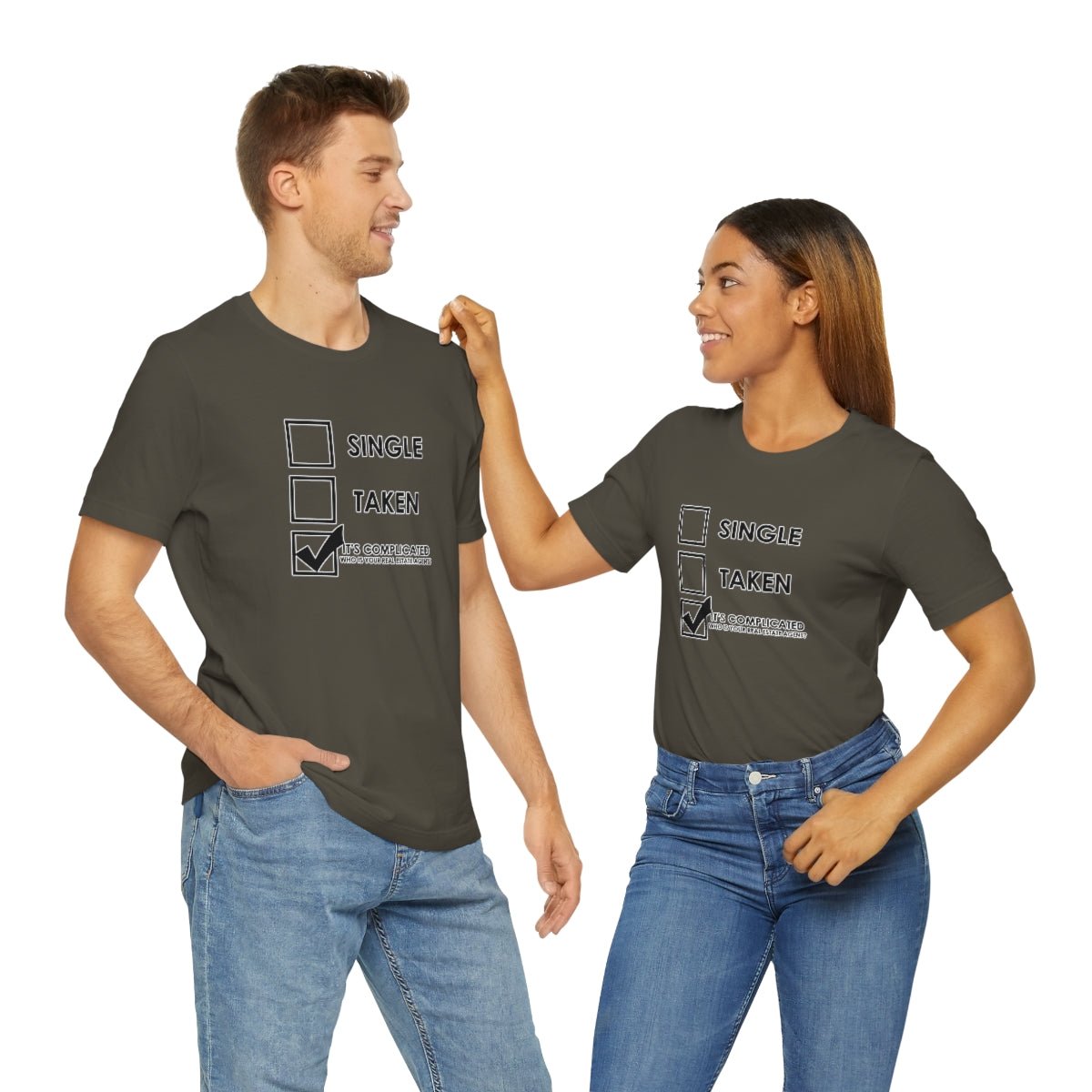 It's Complicated Who Is Your Real Estate Agent - T-Shirt | ShirtyAgents