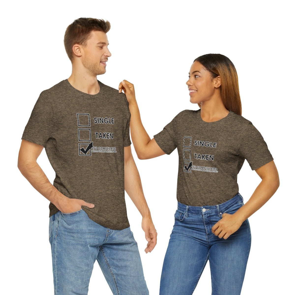 It's Complicated Who Is Your Real Estate Agent - T-Shirt | ShirtyAgents