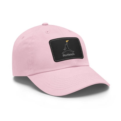 Jumpman Dad Hat with Leather Patch ianofaustin - Hats | ShirtyAgents