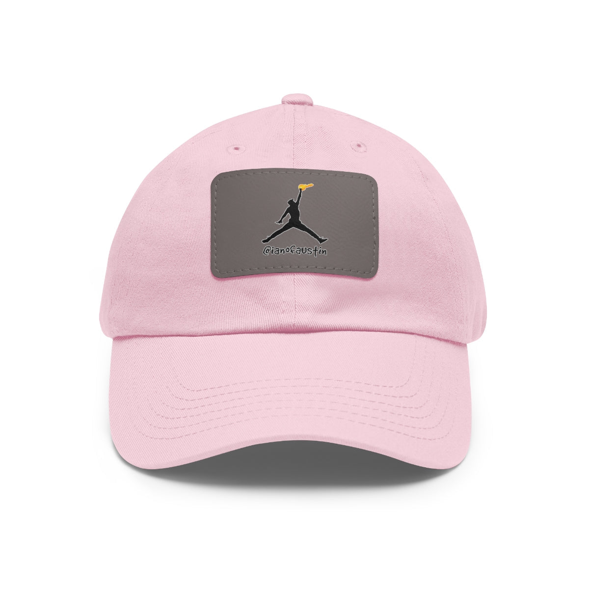 Jumpman Dad Hat with Leather Patch ianofaustin - Hats | ShirtyAgents