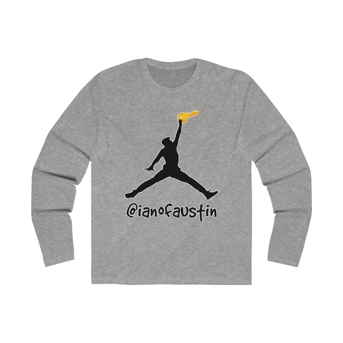 Jumpman Men's Long Sleeve Crew Tee ianofaustin - Long - sleeve | ShirtyAgents