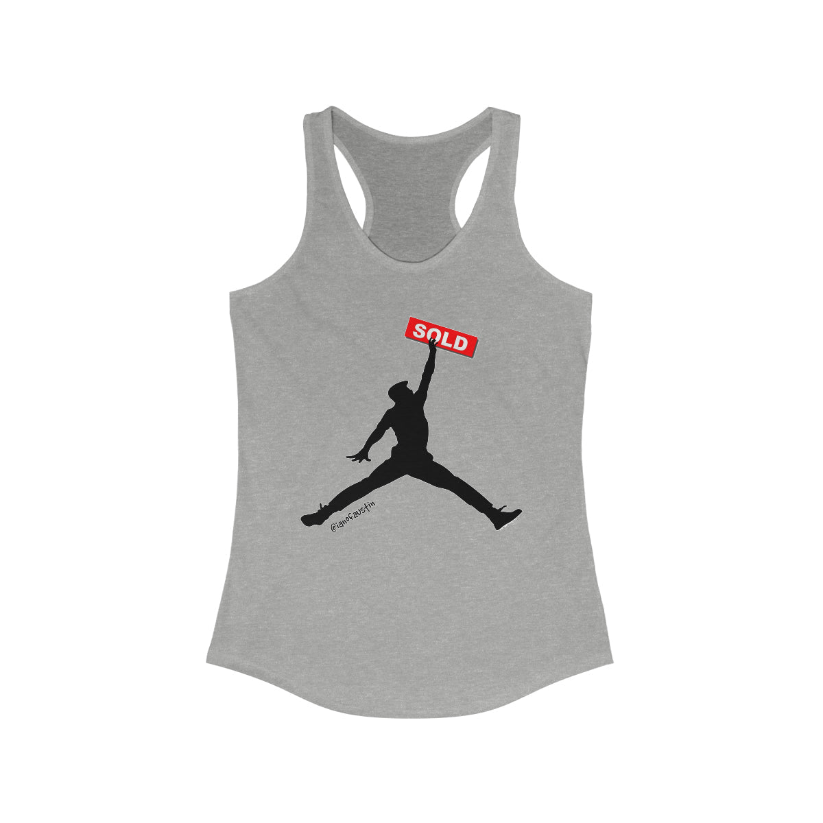 Jumpman Realtor Women's Ideal Racerback Tank ianofaustin - Tank Top | ShirtyAgents