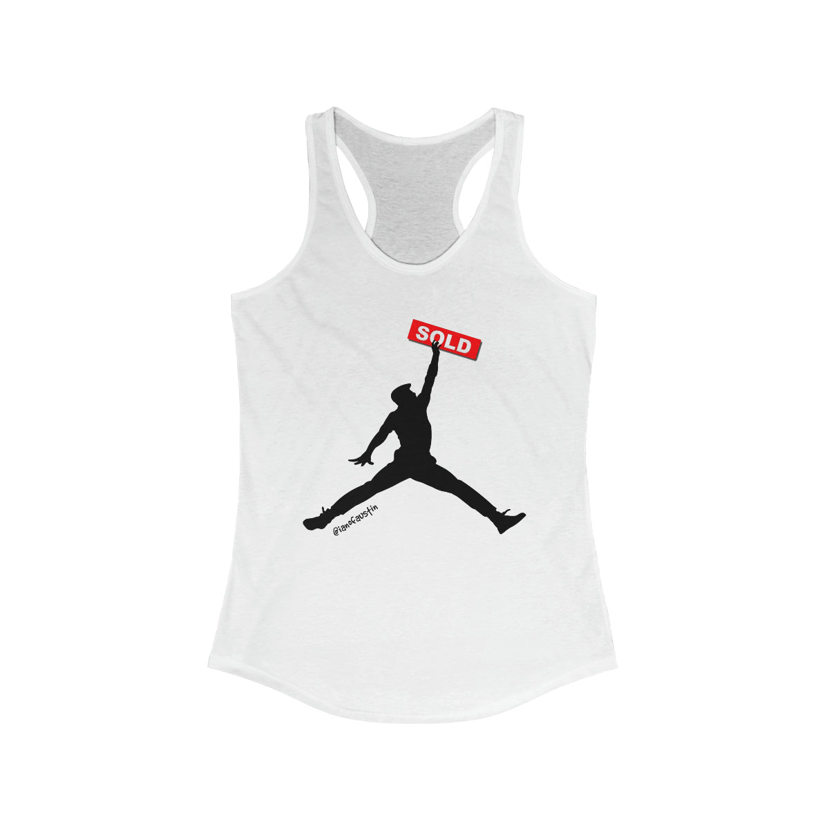 Jumpman Realtor Women's Ideal Racerback Tank ianofaustin - Tank Top | ShirtyAgents
