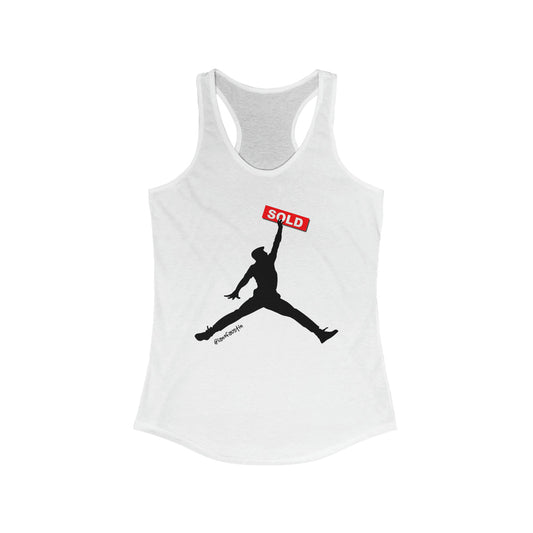 Jumpman Realtor Women's Ideal Racerback Tank ianofaustin - Tank Top | ShirtyAgents