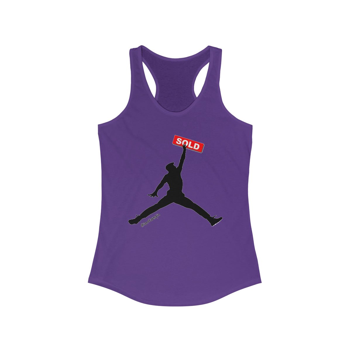 Jumpman Realtor Women's Ideal Racerback Tank ianofaustin - Tank Top | ShirtyAgents