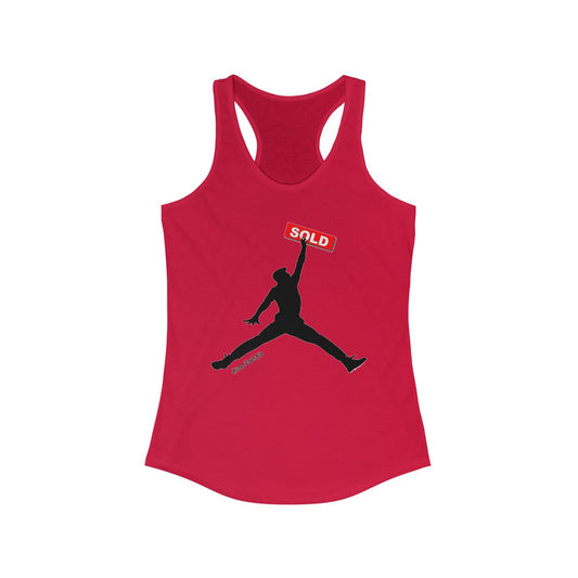 Jumpman Realtor Women's Ideal Racerback Tank ianofaustin - Tank Top | ShirtyAgents