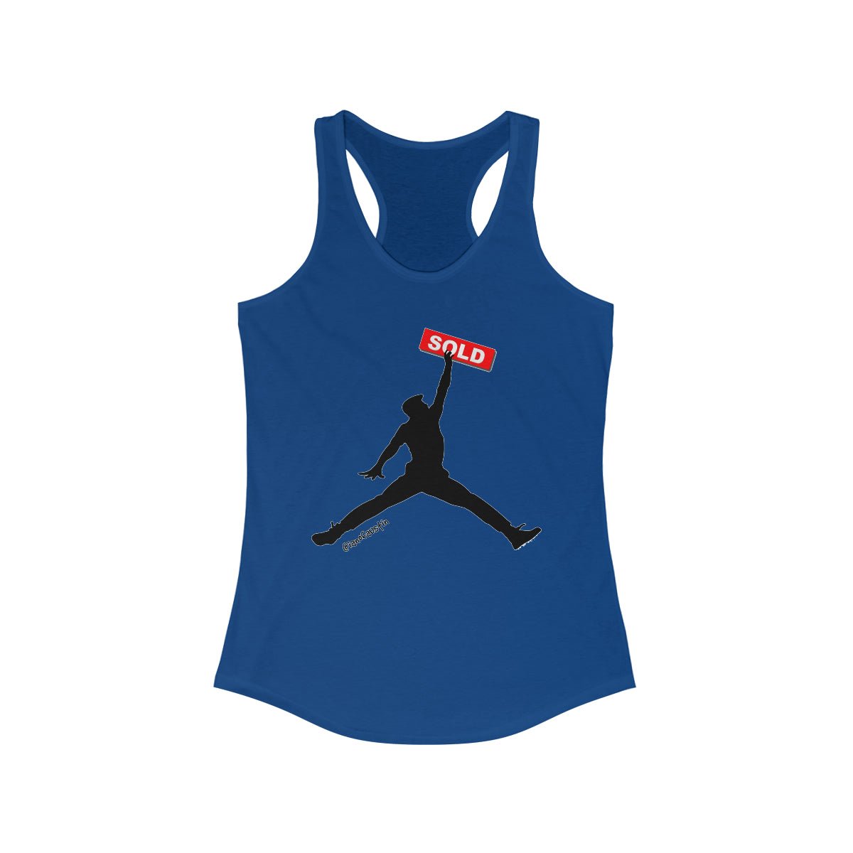 Jumpman Realtor Women's Ideal Racerback Tank ianofaustin - Tank Top | ShirtyAgents