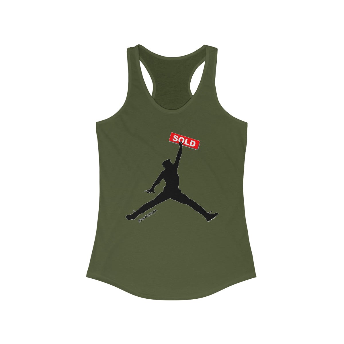 Jumpman Realtor Women's Ideal Racerback Tank ianofaustin - Tank Top | ShirtyAgents