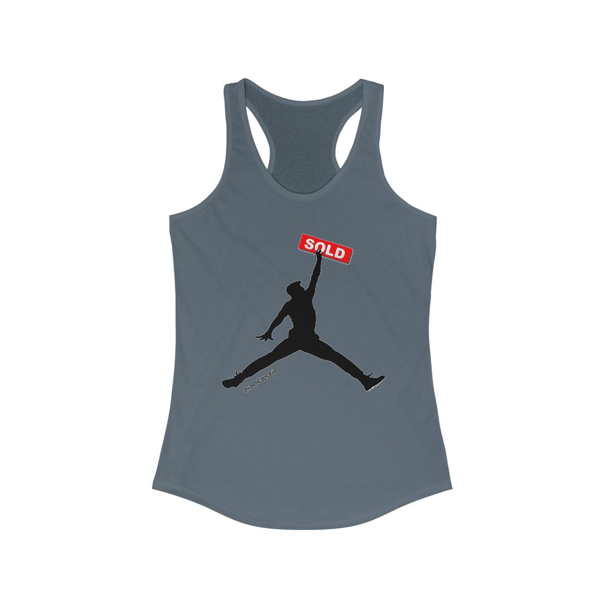 Jumpman Realtor Women's Ideal Racerback Tank ianofaustin - Tank Top | ShirtyAgents