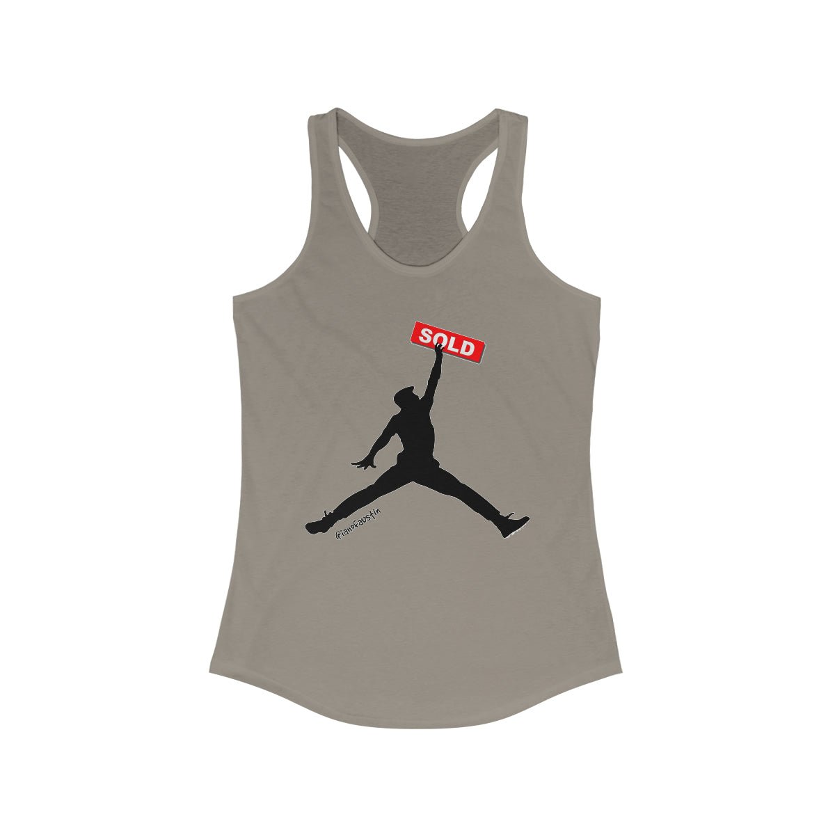 Jumpman Realtor Women's Ideal Racerback Tank ianofaustin - Tank Top | ShirtyAgents